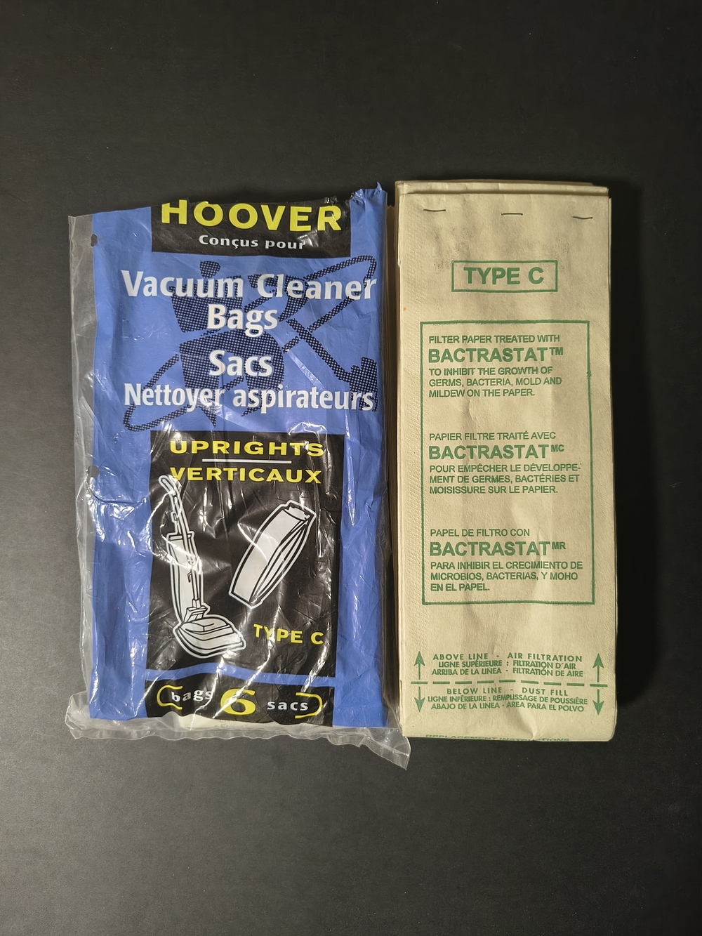Lot of 11 Hoover Type C Upright Vacuum Bags Unused